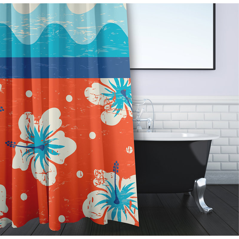 Rideau de douche Almeida, Orange