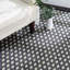 Tapis bleu marine / ivoire en coton tissé à la main Dicat Diamond-593302537