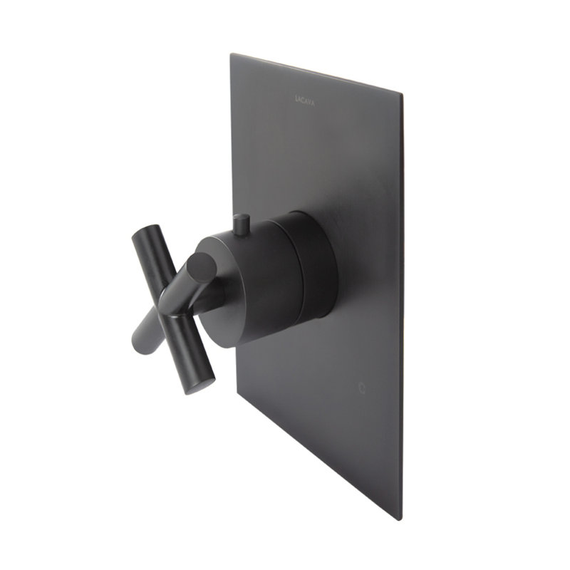 Cigno Built-in Faucet Trim, Matte Black