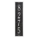 Delaware Personalized Vertical 4-Line Wall Address Plaque