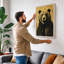 Bear's Gaze Rustic - Wrapped Canvas-2023659796-2023659798