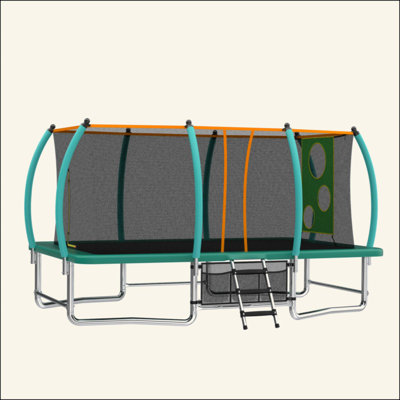 Longue trampoline rectangulaire extérieure pour adultes 8X14FT