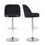 Deboroh Swivel Upholstered Adjustable Height Counter Stool 26" to 34"-1114649329
