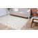 Tapis à poils longs treillis beige Rugs.com