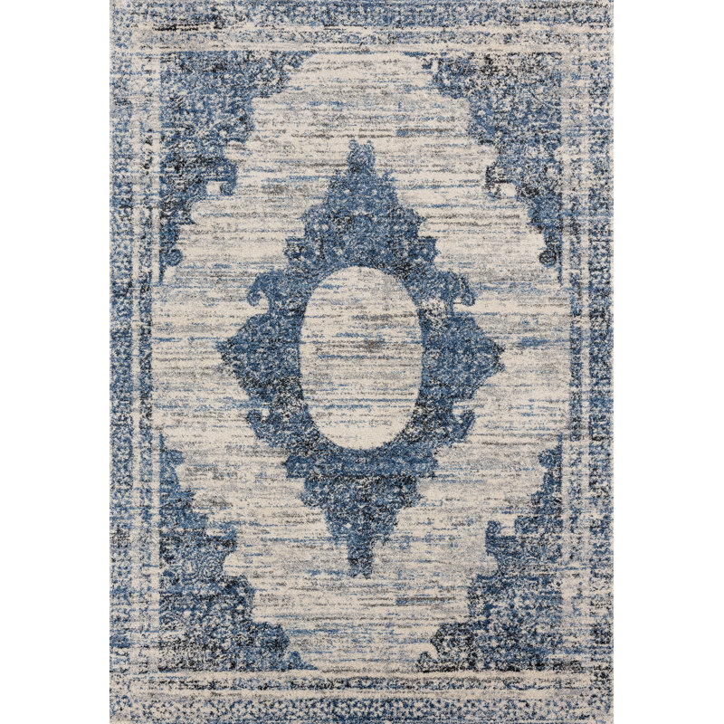Tapis oriental crème de Sapna Gavarnie, Rectangle 5 pi 3 po x 7 pi 2 po