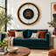 Horloge murale en bois noir The-Gear's