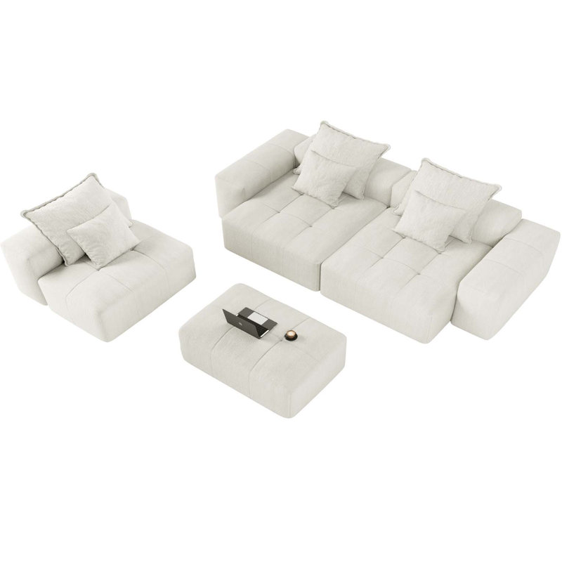 Canapé modulaire surdimensionné Modern, Beige