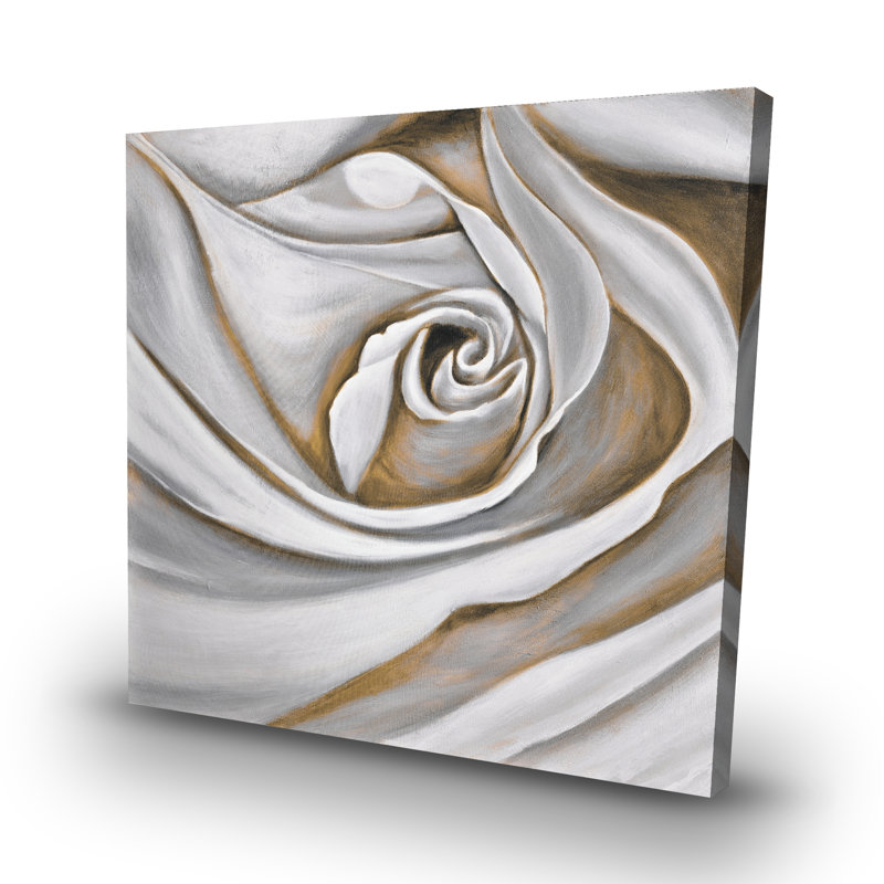 rose closeup - 32"x32" art on canvas