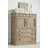 Commode combinée en bois massif à 6 tiroirs Architrave