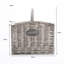 Grey Washed Fireside Wicker Log Basket