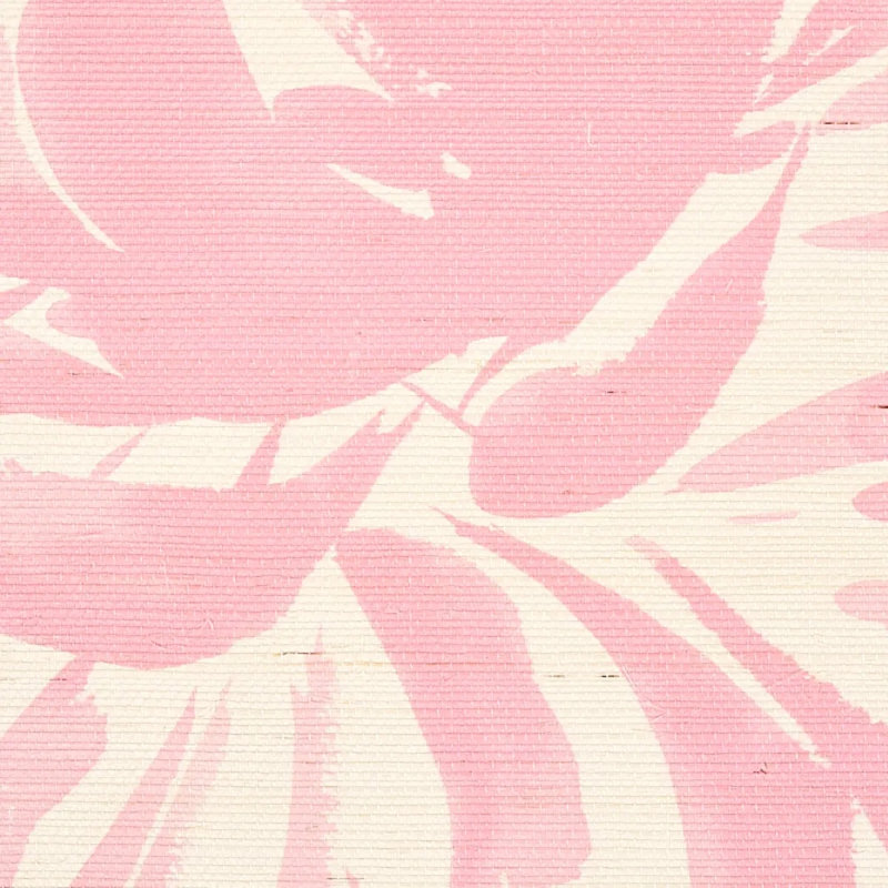 Hana Sisal Wallpaper, Pink