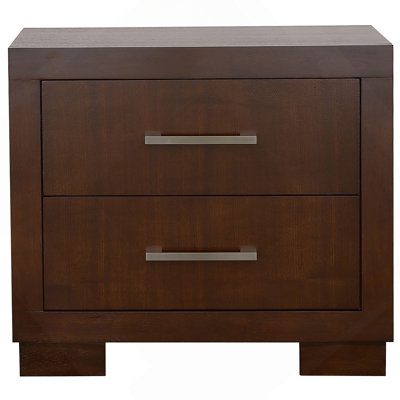 Polk Cappuccino 2-drawer Nightstand