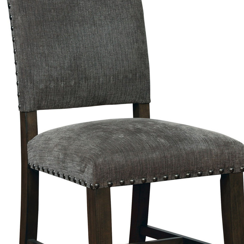 Milton 19.5'' H Upholstered Side Chair, Gray