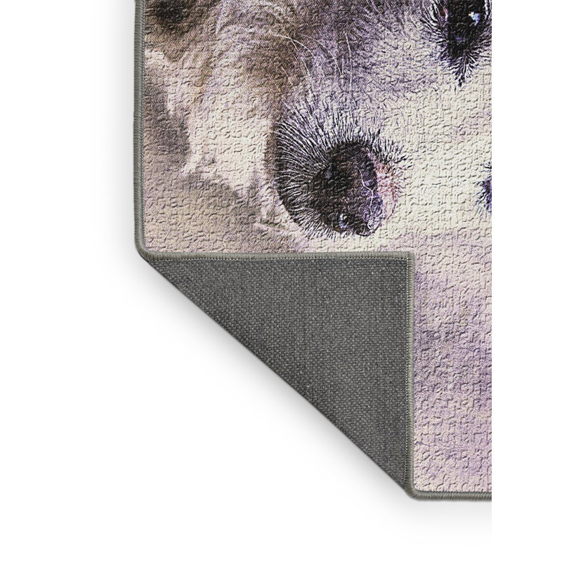 Tapis zone grise dog, Rectangle 2 pi x 5 pi
