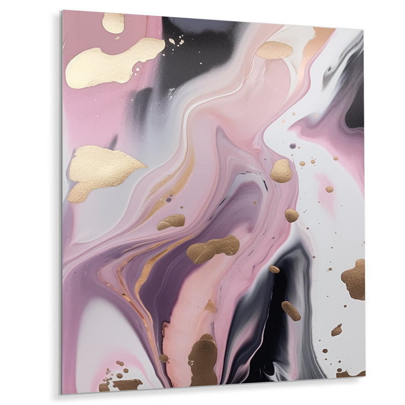 Freshta - peinture sans cadre sur métal, H 32 po x l 24 po x P 1 po