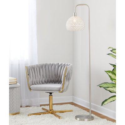 Lampe sur pied arquée 62 po Edison