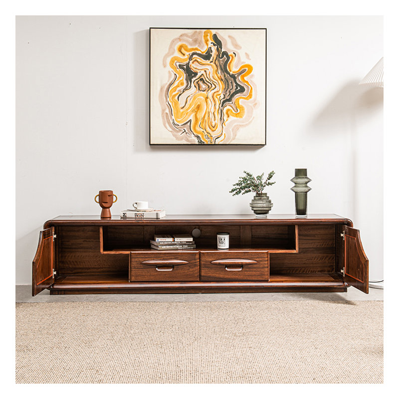 Meuble télé Modern Minimalist, 17,7 po H x 70,9 po L x 16,5 po l