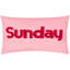Pink Rectangular Throw Cushion