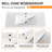 Satvik 82.92'' Double Bathroom Vanity with Resin Top-1162906637
