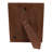 Frames Resin Wood Glass Polyresin Geometric Cutout Design Modern Glam Home Office Bedroom Living Room Decor - 1" Brown & Ivory-1225054256