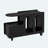 Versatile Mobile End Table With Storage And Lockable Wheels, Ideal For Any Room In Your Home.-1873780438