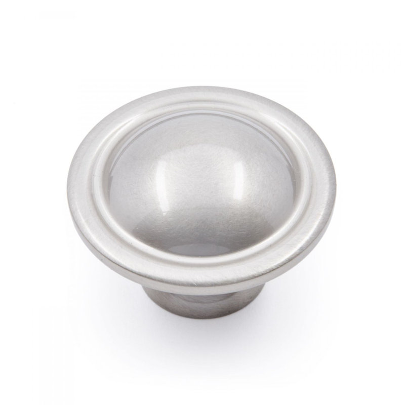 CK Series Mushroom Knob, Satin Nickel (Pewter), Large