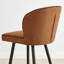 Ansel Breakfast Bar Stool - Luxury Fabric Upholstered Sleek Modern Design-459338377