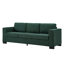 93.7" Modern Style Living Room Sofa Fabric Couch,Square Arm Sofa With Cup Holder,Storage Sofa,Upholstered Polyester-680642887