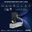 Projecteur encastré à 1 tête DEL LUXRITE réglable, 5CCT, CRI90, 3W, 200LM, tête réglable à 355 ° et inclinaison à 80 °, intensité variable, classé ETL, noir, paquet de 2-124405161