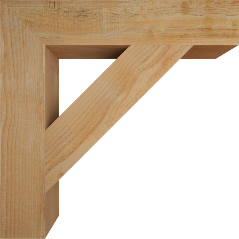 Support de bloc traditionnel, Douglas (sciage brut), H 32 po x l 6 po x P 32 po