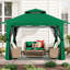 Pavillon de jardin MASTERCANOPY avec murs grillagés et toit ventilé-134442160-61086847