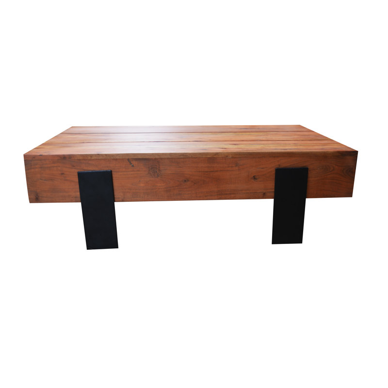 Pease Solid Wood Top Coffee Table