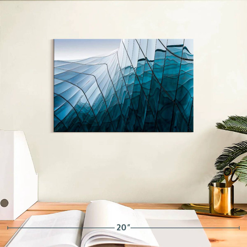 Structure en verre Lilie Blue