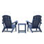 Chaise Adirondack pliante pour l'extérieur