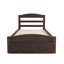 Structure de lit simple 36 po x 41 po avec tiroir de rangement et support à lattes de bois sans sommier-1524923564