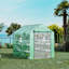 Serre avec porte grillagée et fenêtres Outsunny 8 pi x 6 pi x 7 pi Outsunny-116836774