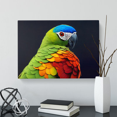 Parrot Portrait Vol.4 - Wrapped Canvas Print