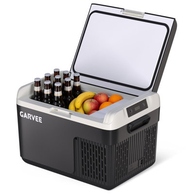 13QT Portable Freezer & Fridge, 12/24V Compressor Car Cooler for Camping