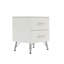 45cm W Manufactured Wood Bedside Table