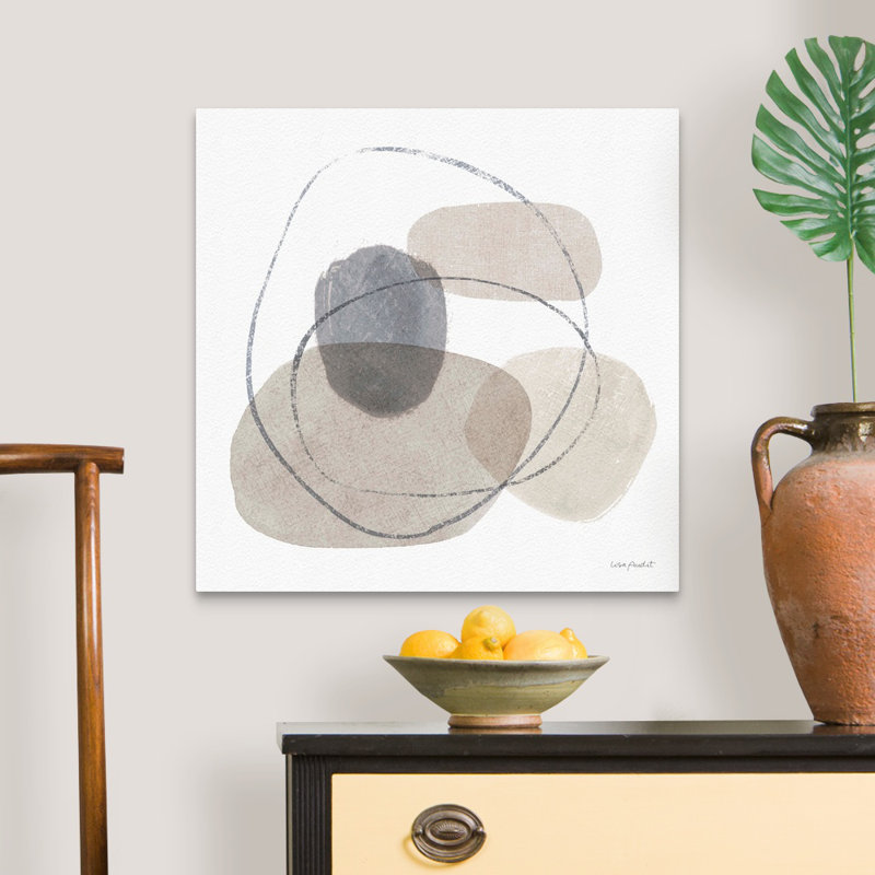 « Think Neutral 07 » par Lisa audit, reproduction d’art sur toile, H 24 po x l 24 po x P 1,25 po, Toile tendue