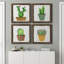 Boho Cacti I - Ensemble de 4 reproductions de cadres photo sur toile-1248026989-1247814918-1247815165