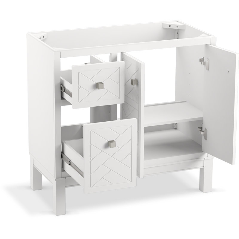 Beauxline 36-In Bathroom Vanity Set, White