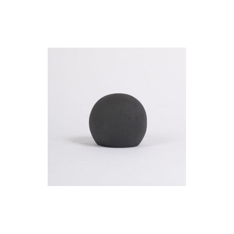 Brainley Figurines & Sculptures, Black, 9cm H x 11cm W x 11cm D