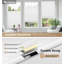 Store sans fil sans outils No Drill, abat-jour alvéolaire filtrant la lumière pour la maison, stores isolants pour fenêtres, l 39 po x H 72 po, blanc-811751476-811752266