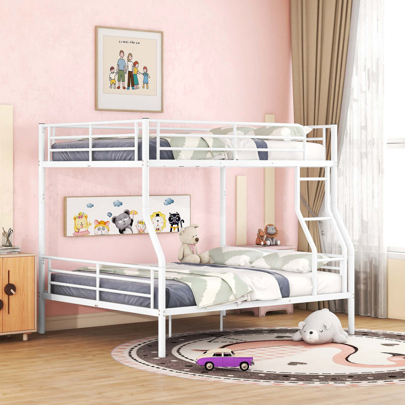 Metal Bunk Bed, White