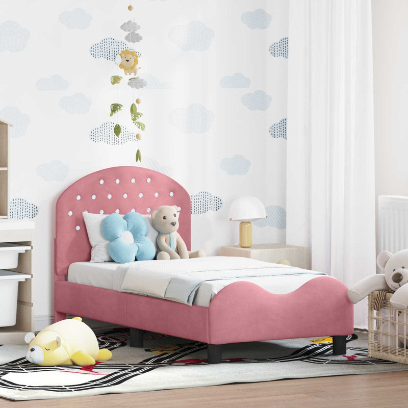 Bed Frame, Cot Bed / Toddler (70 x 140cm), Pink