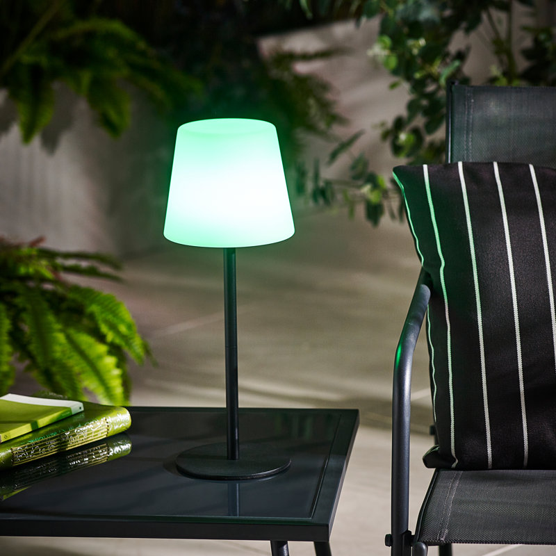 Lummus Black Outdoor Table Light