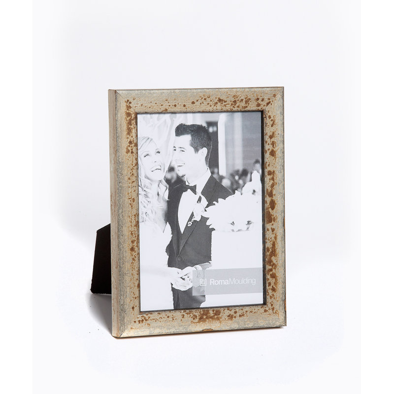 Cadre photo Gianni, 5" x 7", Argent givré