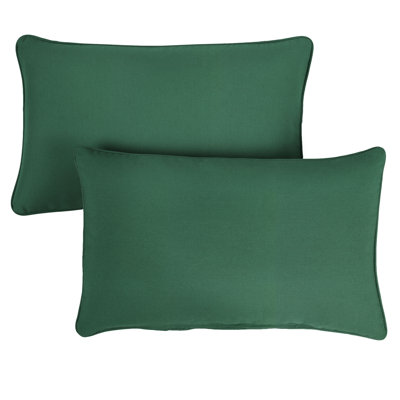 Sunbrella Outdoor Solid Corded Pillow Set of 2