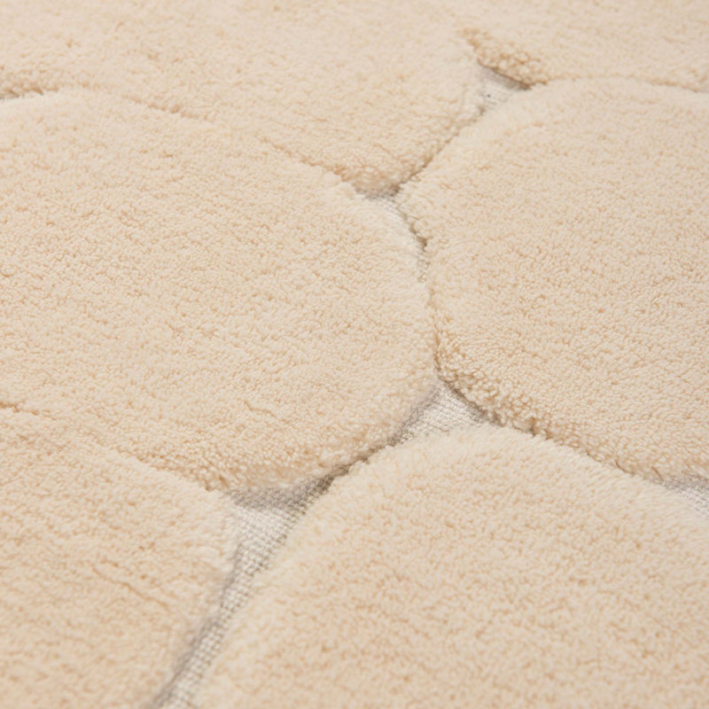 Ensemble de tapis de bain en coton de qualité supérieure (2 pièces) - antibactérien, antidérapant, 19,7 x 23,6 pouces et 23,6 x 39,4 pouces | 100% coton, 1,76 lb par mètre carré | Lavable à la machine, douceur luxueuse pour le confort et la sécurité de la salle de bain